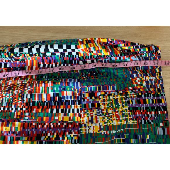 Marimekko Tirro Pixel Print Dress Sz 36 Colorful Abstract Scandinavian Dopamine - Picture 10 of 10